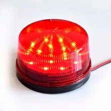 Smarsecur красный светодиодный фонарь 12 В 24 в 220, охранный светильник, мигающий сигнал, Предупреждение льная лампа, сигнальная лампа, сигнальная система