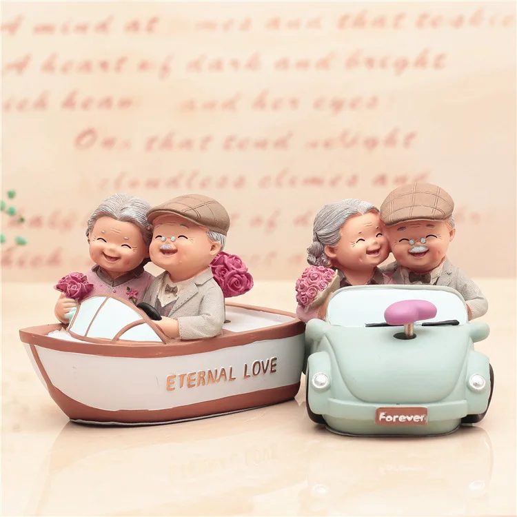 BEST SELLER  7-Couples Couples Old Men and Old Women Love To Accompany Wedding Anniversary Gifts Room Ornaments 