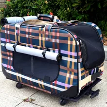 Четырехколесная складная сумка для животных тележки высокой емкости