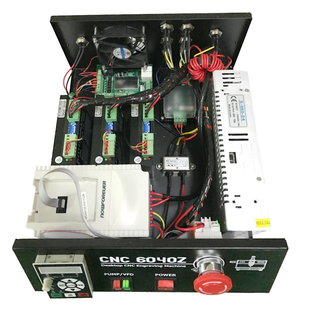 High-quality Offline CNC Router Control Box 4axis 220V 110v 2.2KW VFD Off  Line Wood Engraver Machine Lathe Kit for DIY Engraving