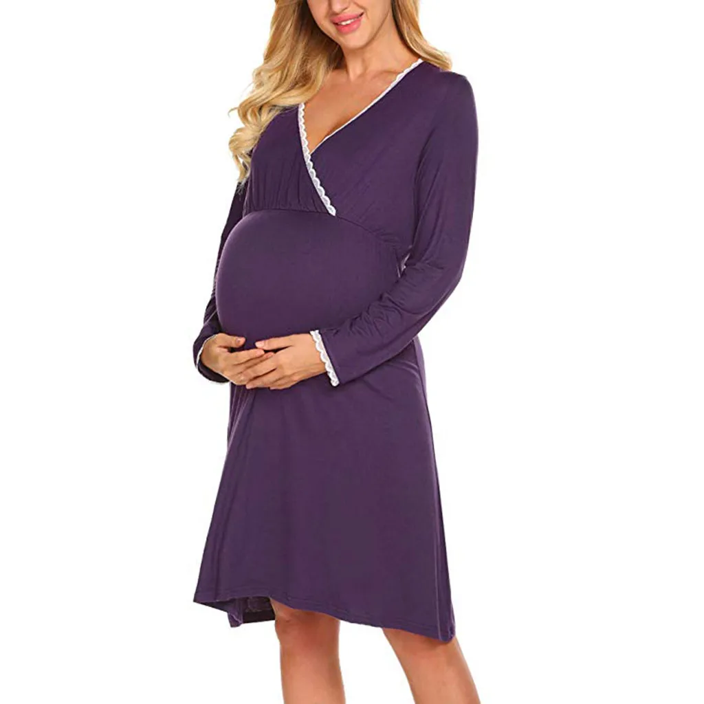 plus size nursing gown and robe