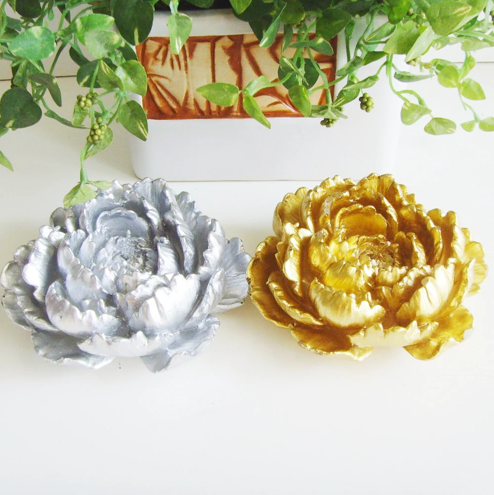 

Peony flower soap mold DIY 3 d flower silicone soft mold soap making mold Genuine