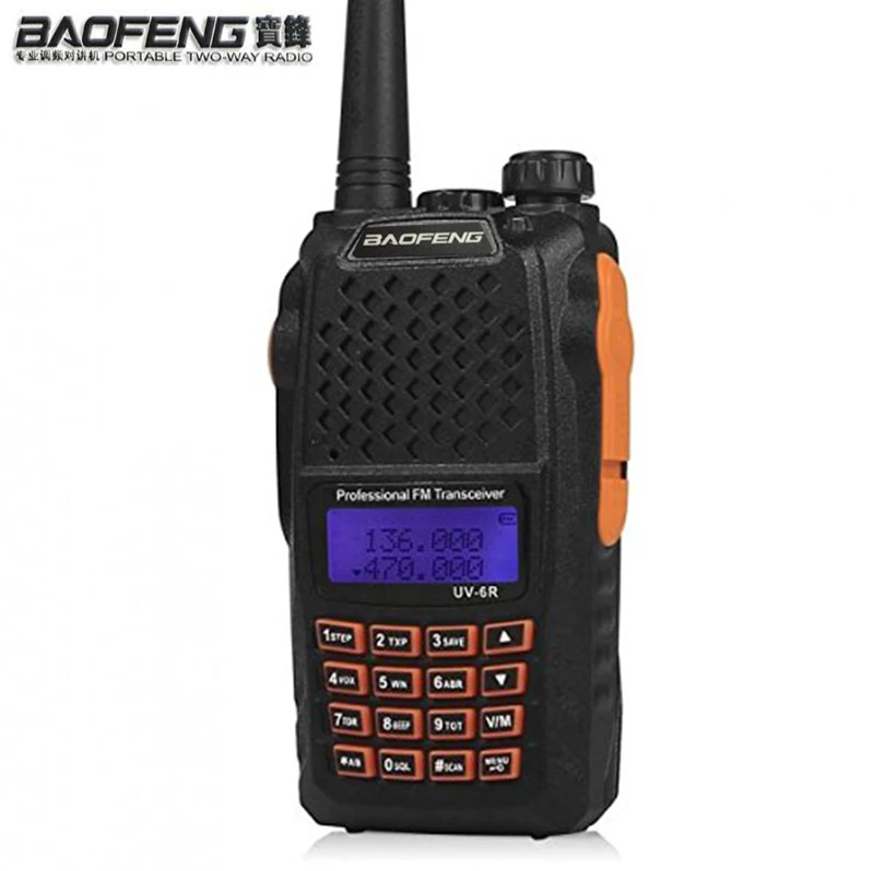 Рация BaoFeng портативная высокочастотная профессиональная 7 Вт VHF UHF радио два