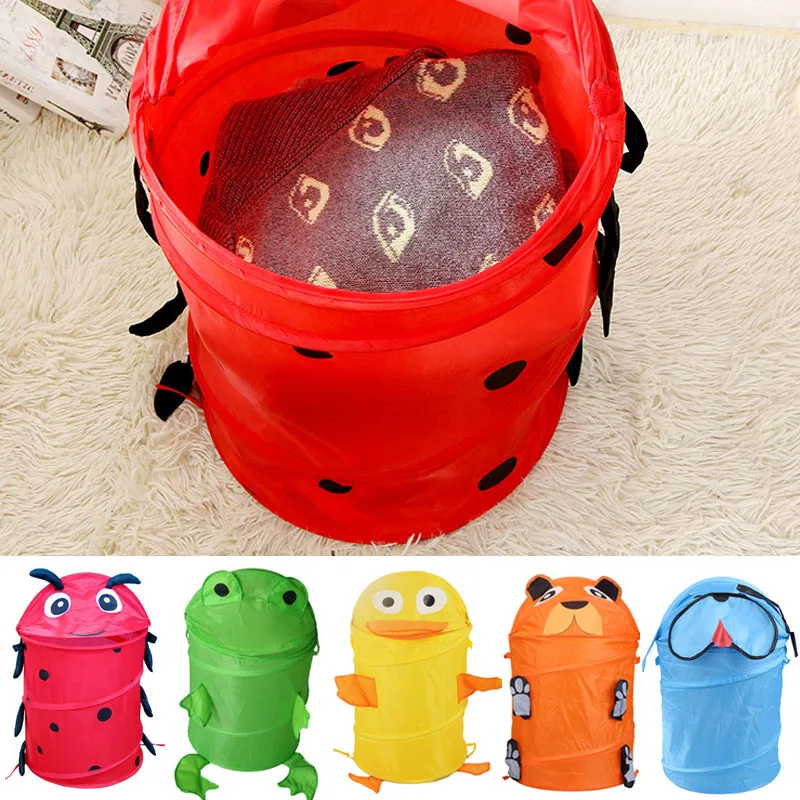 Sale New Cute Practical Animal Storage Bucket Folding Storage Bins Clothing Organizer Home