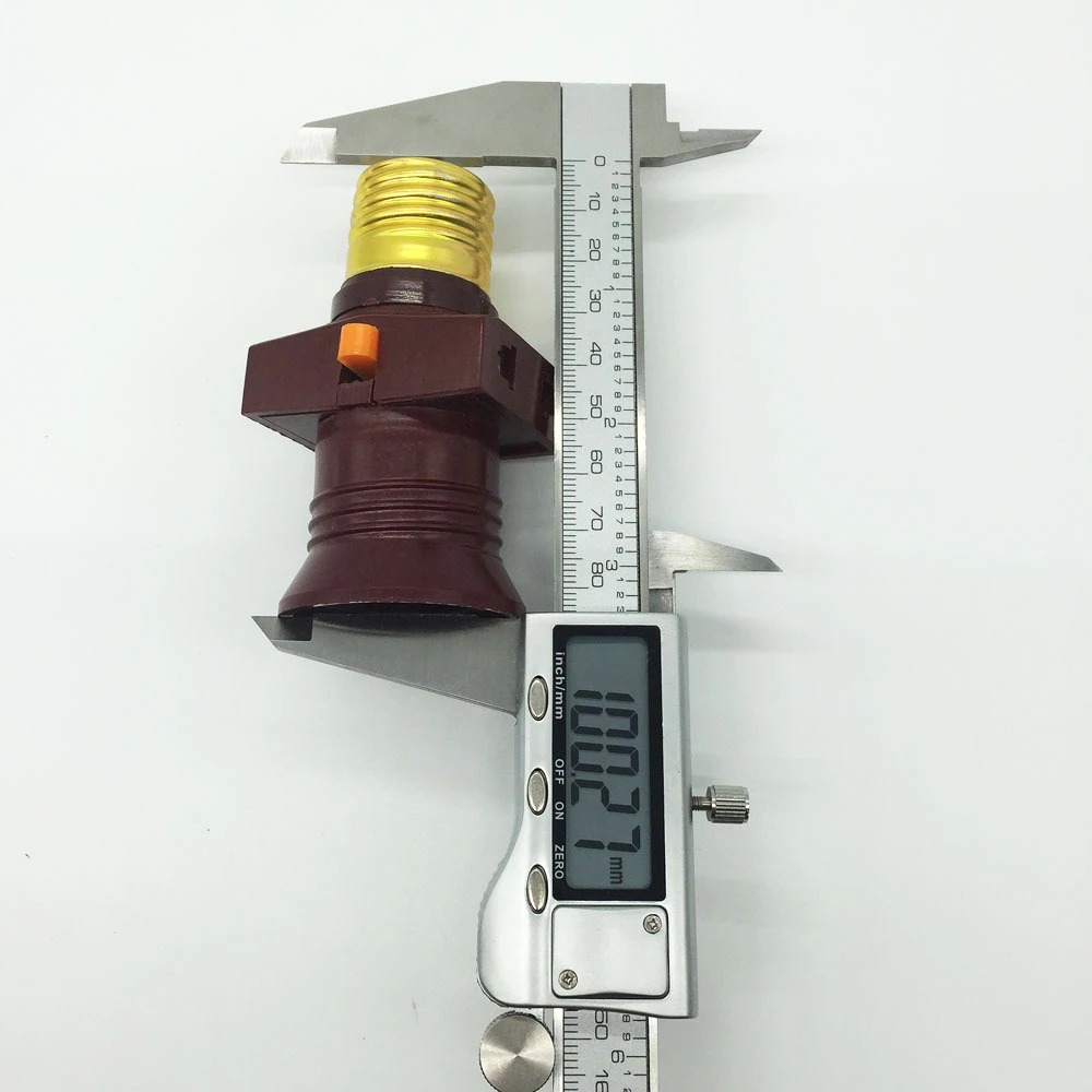 1pcs 110~250V E27 Screw Base Light Bulb Holder Convert To With Switch Lamp Socket New