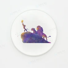 Современный акварельный Лев поп Фильм аниме мультяшная керамическая кружка подставки детский подарок Креативный кафе бар кухонные принадлежности коврик