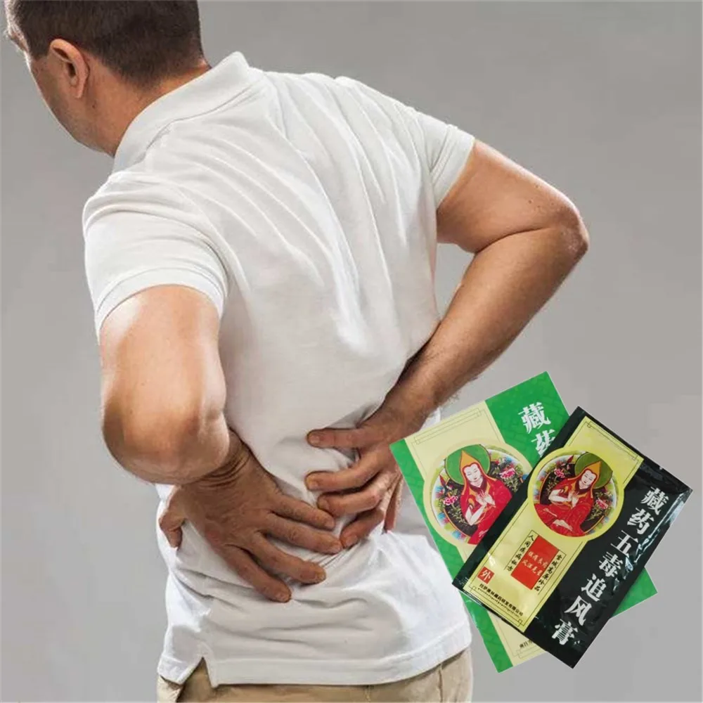 

MIYUELENI 8 Patches /1 Bag Pubescent holly root Essential oil Pain Relief Plaster Meridians