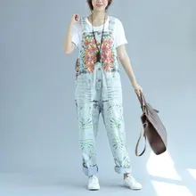 Комбинезон для девочек, комбинезоны размера плюс, Осень-зима, горячая новинка, комбинезон для женщин, свободные джинсы корейского стиля, Женский Повседневный джинсовый комбинезон