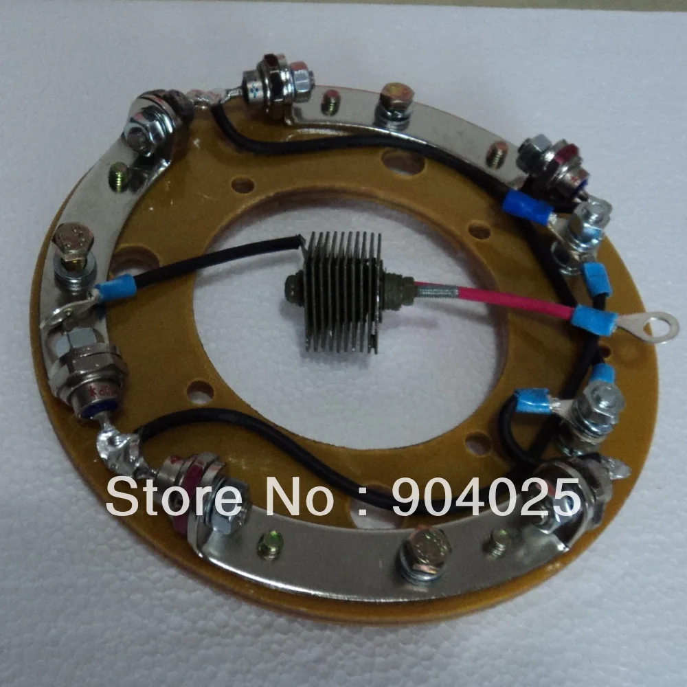 rotating rectifier assembly for brushless generator