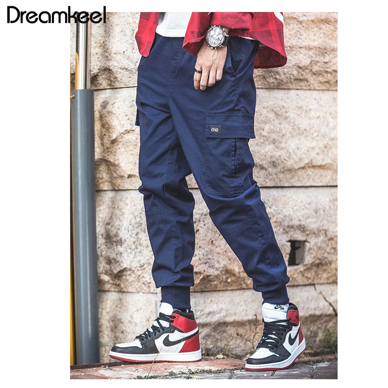 

2019 Sweat Pants Joggers Sweatpants Men Trouser Male Streetwear Fitness Tactical Harem Pants Mans Tracksuit Sports Pant's Y