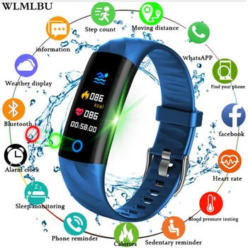 

2019 Smart Sport Watch Pedometer Heart Rate Monitor Blood Oxygen Fitness Tracker Smart Wristband Sport Watch Swim Waterproof