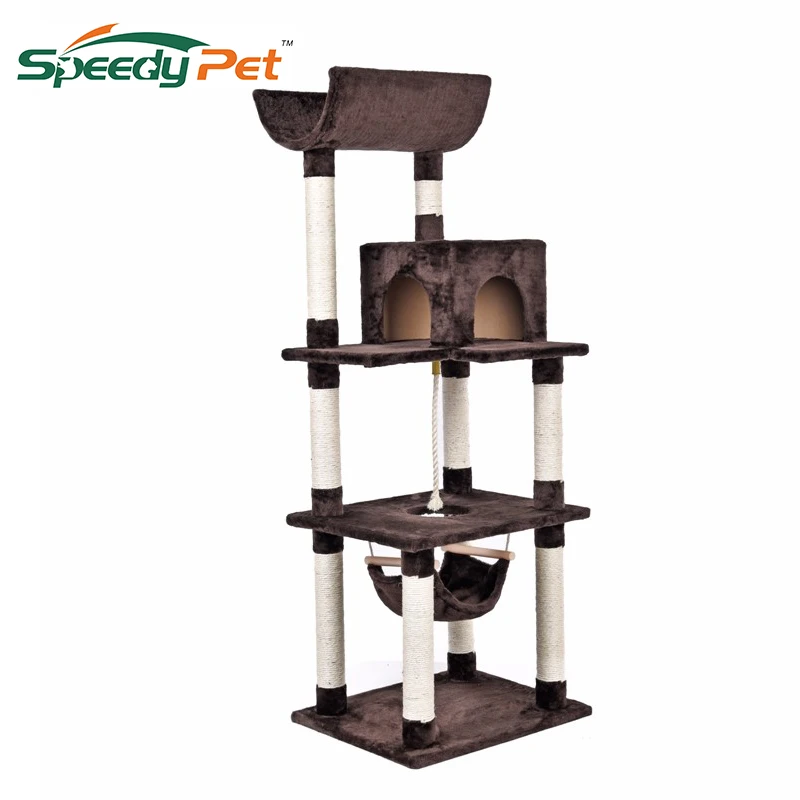 Detail Feedback Questions About Luxury Cat Scratching Post Toy Detail Feedback Questions About Luxury Cat Scratching Post Toy Tree Brown Gray Scratcher House For Toys Shake Sisal Rope Kitten Climbing Frames