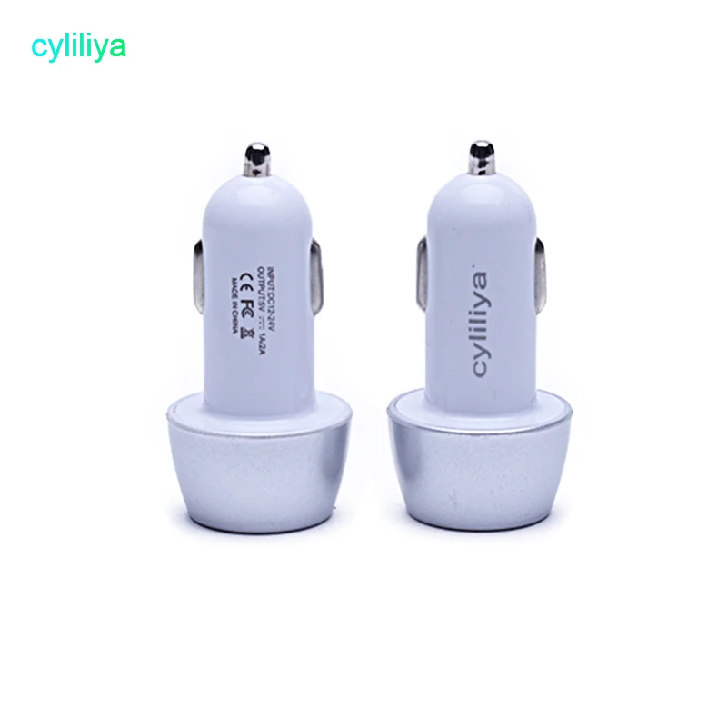 Cyliliya 2 USB порта Быстрая зарядка 3,0 Автомобильное зарядное устройство 3 A двойное быстрое автомобильное зарядное устройство для iPhone samsung Xiaomi автомобильное зарядное устройство