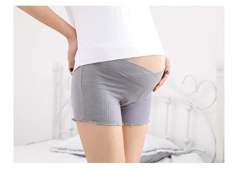 Шорты для беременных женщин, мягкое нижнее белье, лосины, женские трусы, шорты для беременных женщин, брюшные штаны H176