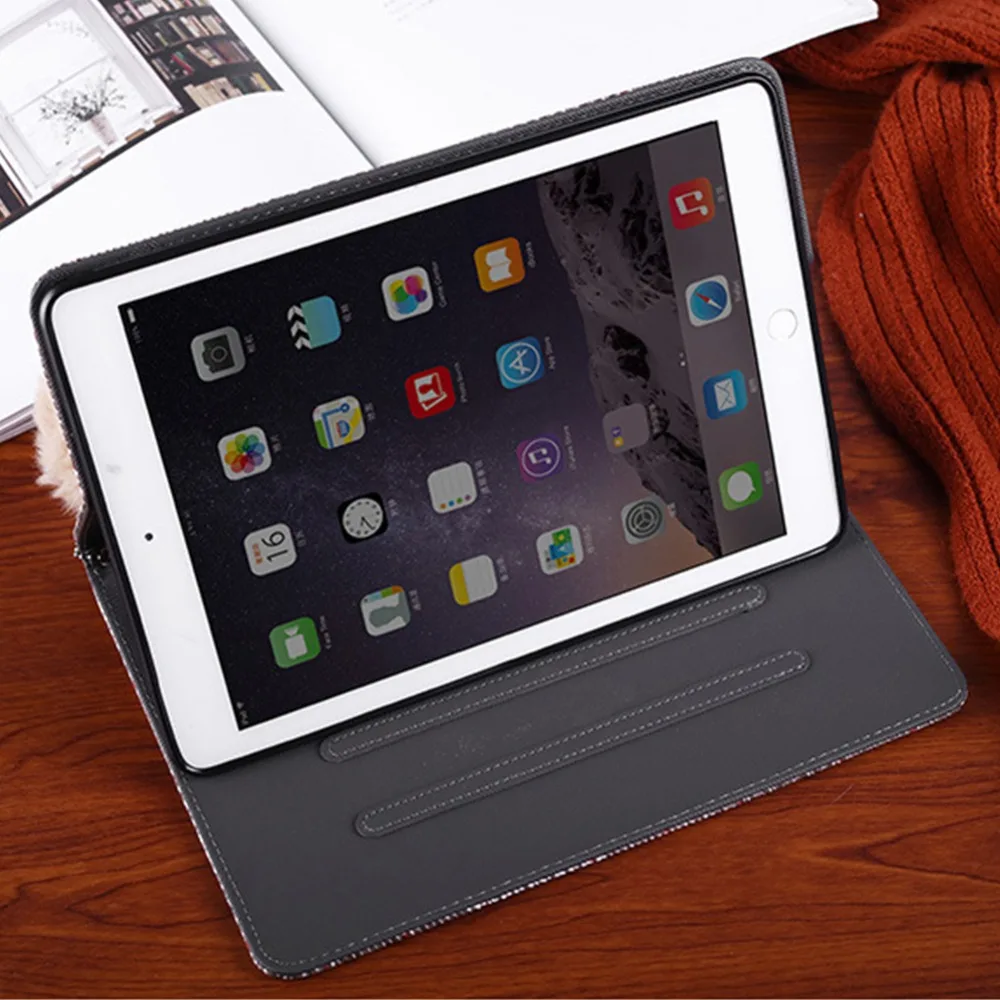 Для iPad Pro 9,7/10,5/Air 1/2/мини 12345/iPad 234/iPad 9,7 дюймов, роскошная решетка дизайн из искусственной кожи чехол