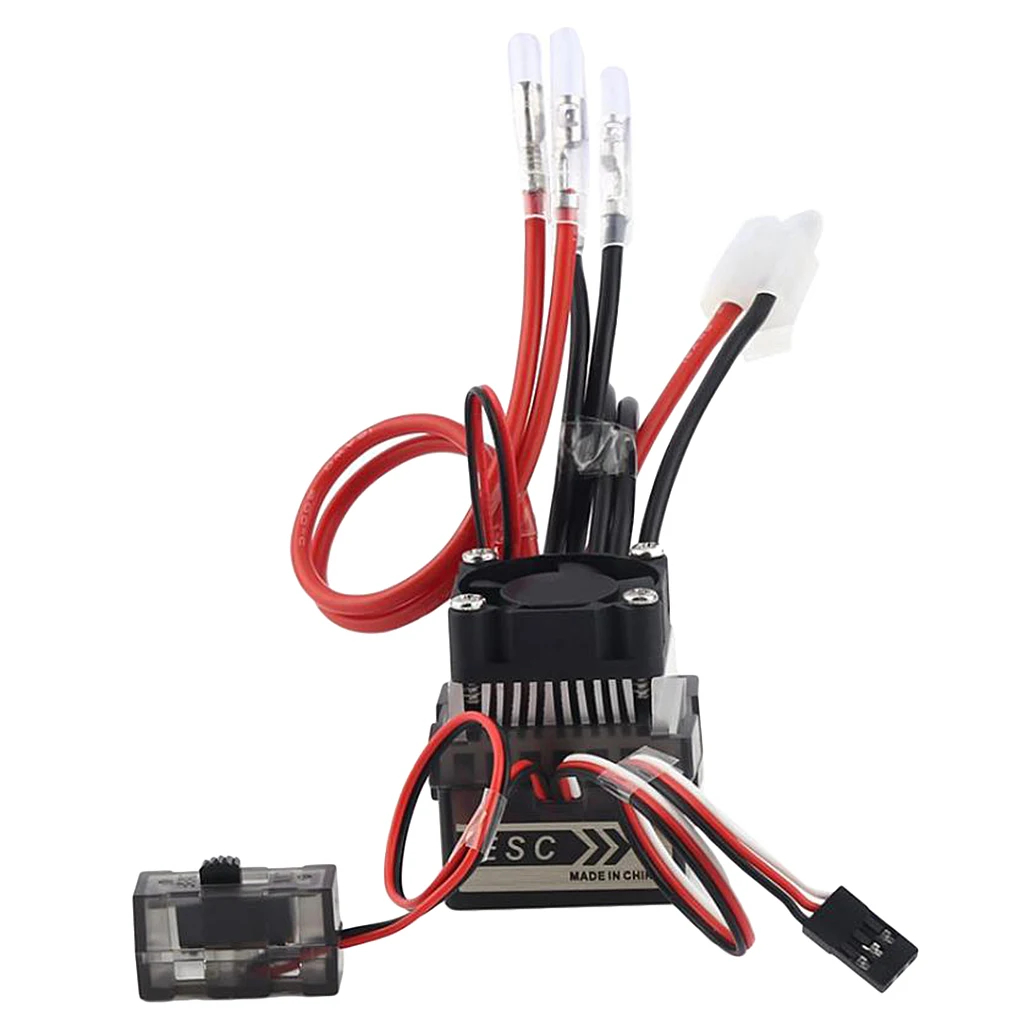 Brushed 320A 7.2V-16V Electronic Speed Controller ESC Electric Motor Speed Control With Heat Sink for 540 Dual Motor