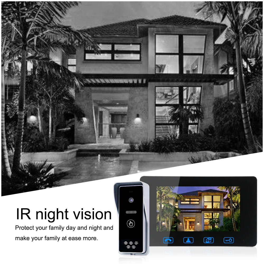 Pаспродажа Проводной видео телефон двери 7