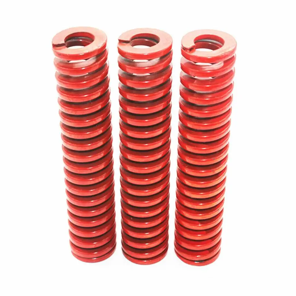 sourcingmap® 25mm OD 70mm Long Medium Load Stamping Compression Mold Die Spring Red