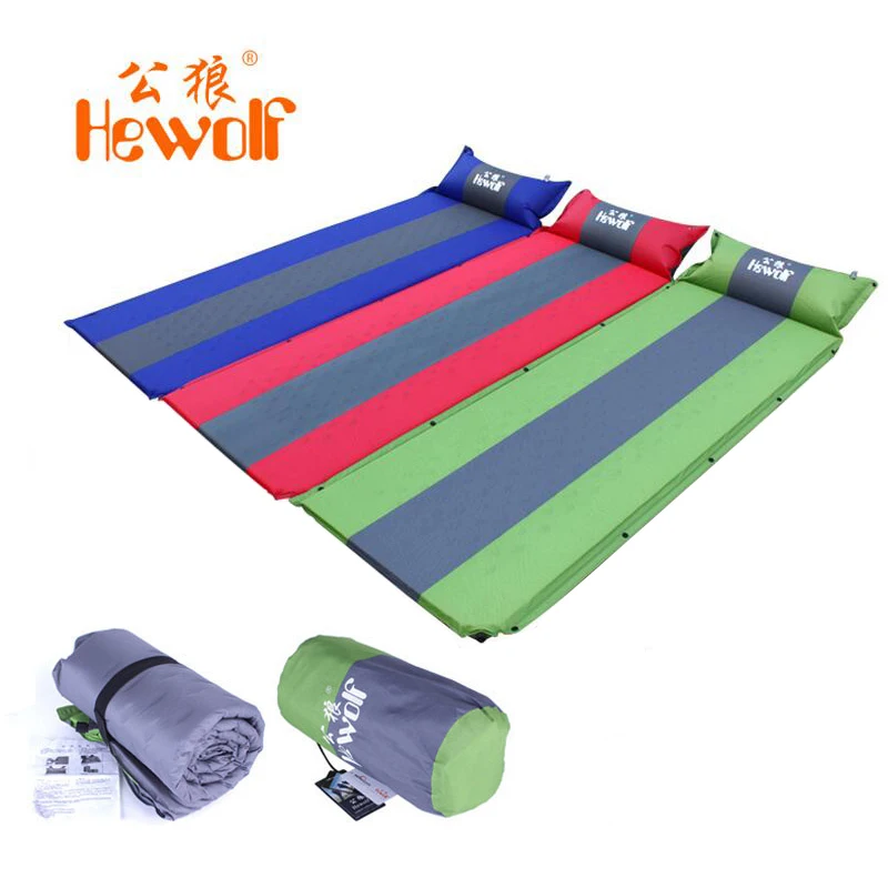 

Ultra-light Can be stitched picnic mat Outdoor Inflatable mattress Camping Mat Automatic air mattress sleeping pad With Pillow