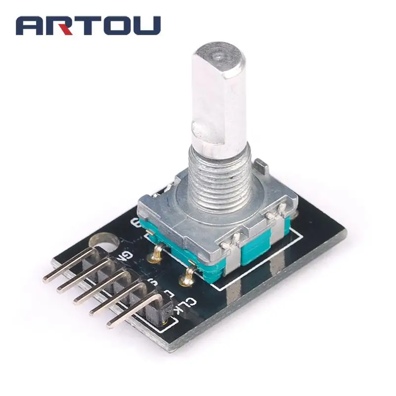 

5PCS 360 Degrees Rotary Encoder Module For Arduino Brick Sensor Switch Development Board KY-040 With Pins