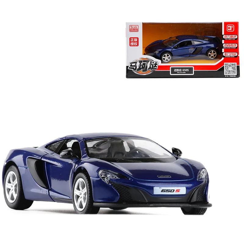 

1:36 Maclaren 650S Diecast Model Car Pull Back Children Gifts Toy Car
