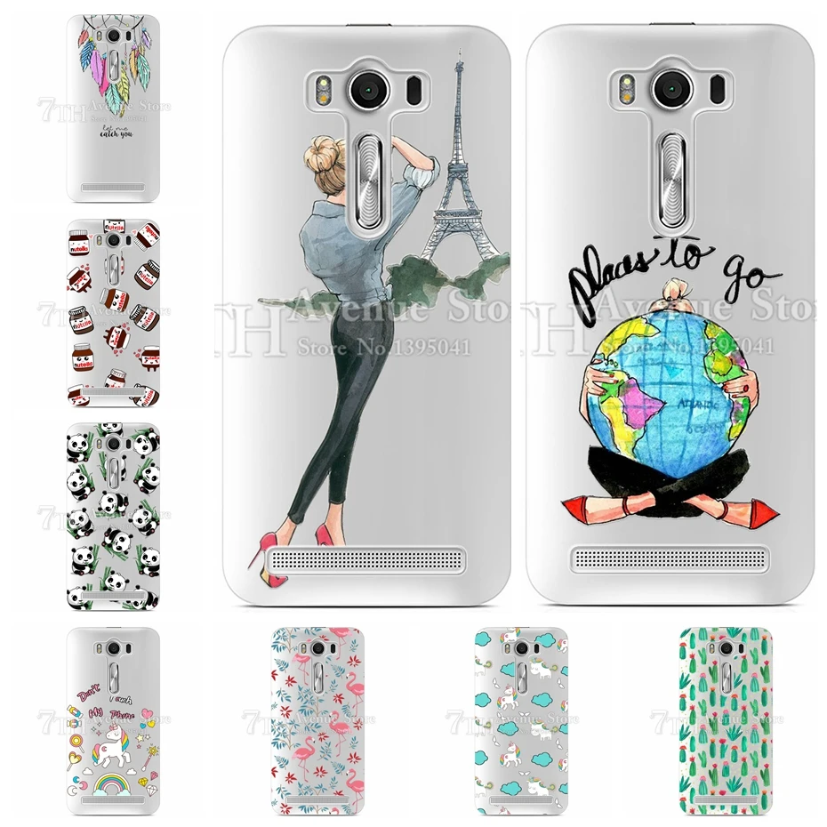 

for Asus ZenFone 2 Laser ZE500KL ZE500KG 5.0" Case Silicone Cover For ASUS Zenfone 2 Laser ZE550KL 5.5" Soft TPU Back Case Cover