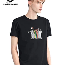 Пионерский лагерь, модная цветная футболка с принтом дерева, Мужская брендовая одежда, летняя футболка с коротким рукавом, Мужская футболка из хлопка, ADT803063