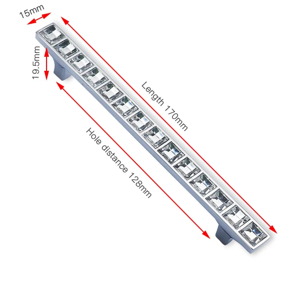 KAK Кристальные алмазные ручки для шкафа, роскошный цинковый сплав, модные дверные ручки для выдвижных ящиков, Европейский шкаф, Мебельная ручка