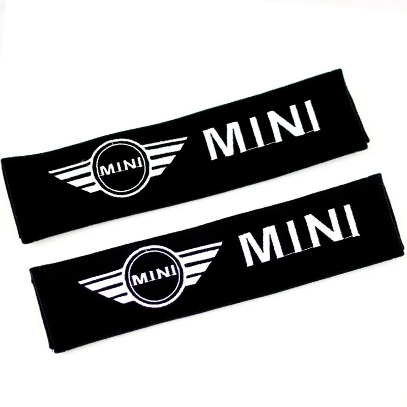 Cotton white 2 шт хлопок фланель углеродного волокна защитный чехол для Mini Cooper 2011 2012 2013 Аксессуары - Название цвета: Cotton white