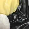 Lencería sexy unisex, hecha a mano, tamaño personalizado, de látex, lencería exótica, cekc, fetiche, negra, con capucha de máscara transparente ► Foto 3/3