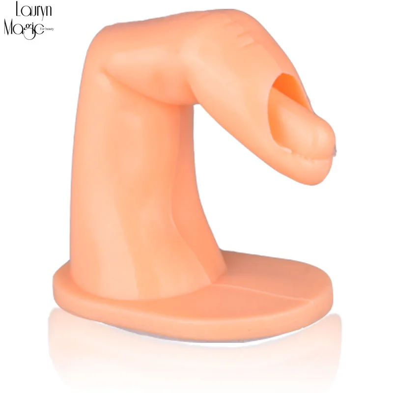

1PC/lot High Qulity Plastic Fake Fingers Model Practice Training Nail Art False Display Tool