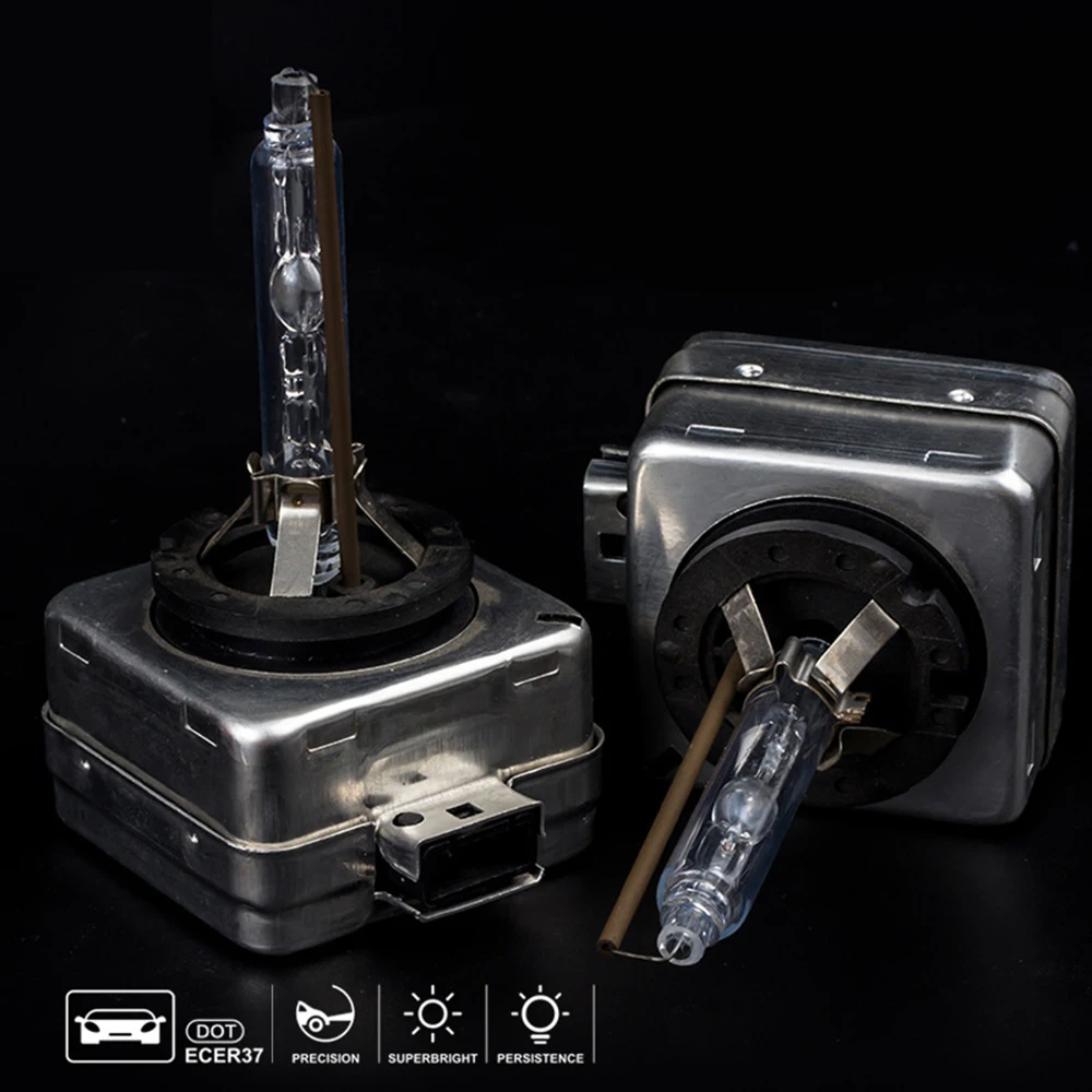 D1S Hid Bulb D2S D3S D4S D2R D4R HID Bulbs 35W 4300K Warm White AC Car Auto Xenon Headlight Replace Replacement OEM Factory Headlamp High Low Beam Light Bulb project 12V White Headlight (11)