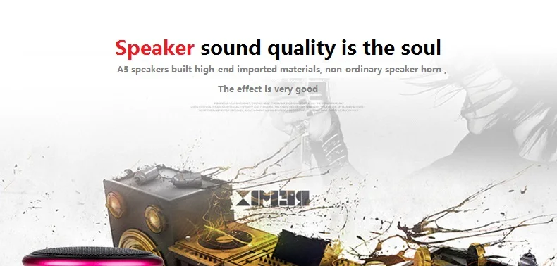 ADIN Hifi Bluetooth Vibration Speaker NFC Aluminum Speaker Call FM TF Speakers Outdoor Sport Subwoofer for Bluetooth Devices (8)