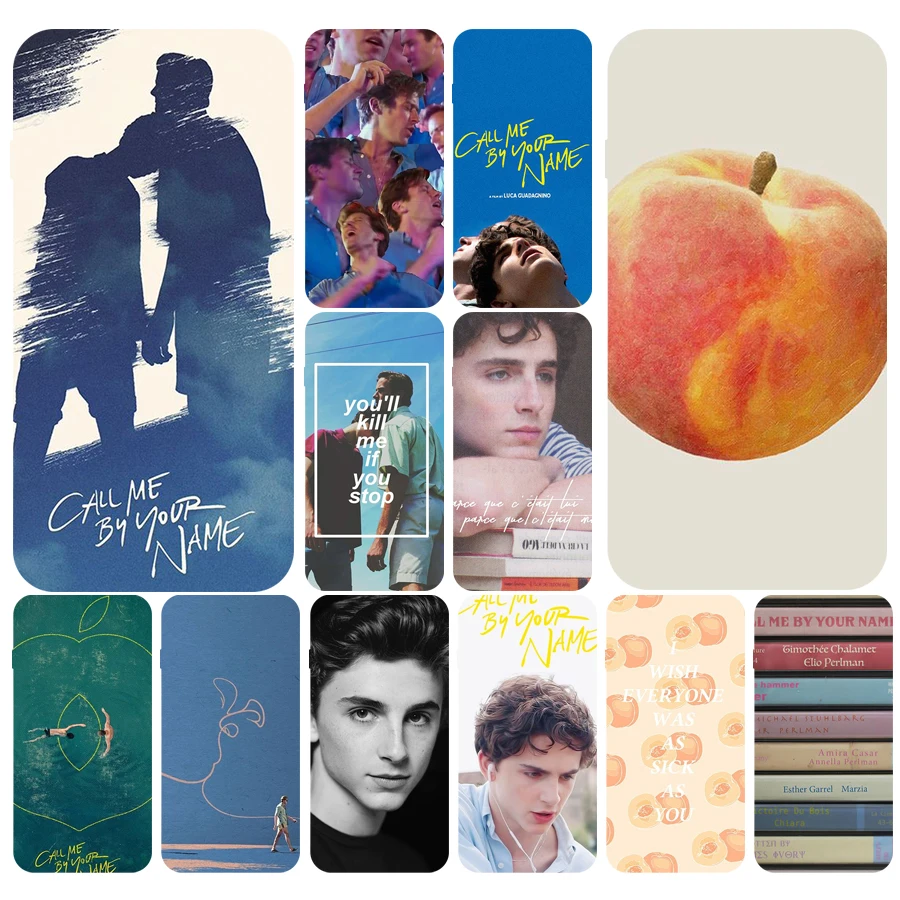 

054FG Call Me by Your Name Soft TPU Silicone Cover Case For Apple iPhone5 5s se 6 6s 7 8 plus x xr xs max
