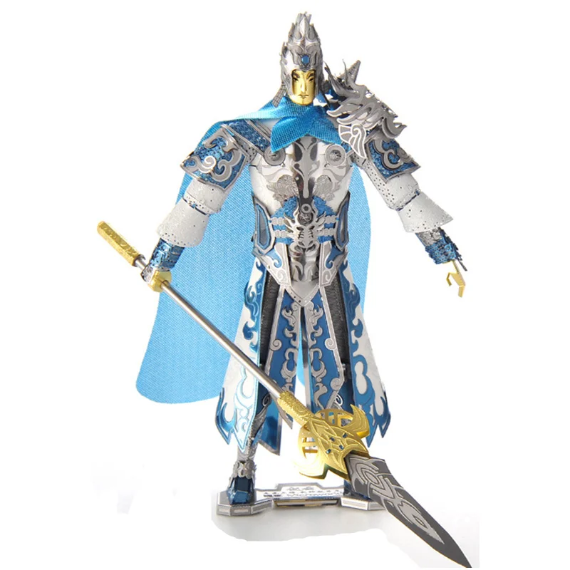 

Zhao Yun Zilong Fun 3d Metal Diy Miniature Model Kits Puzzle Toys Children Boy Splicing Hobby Building