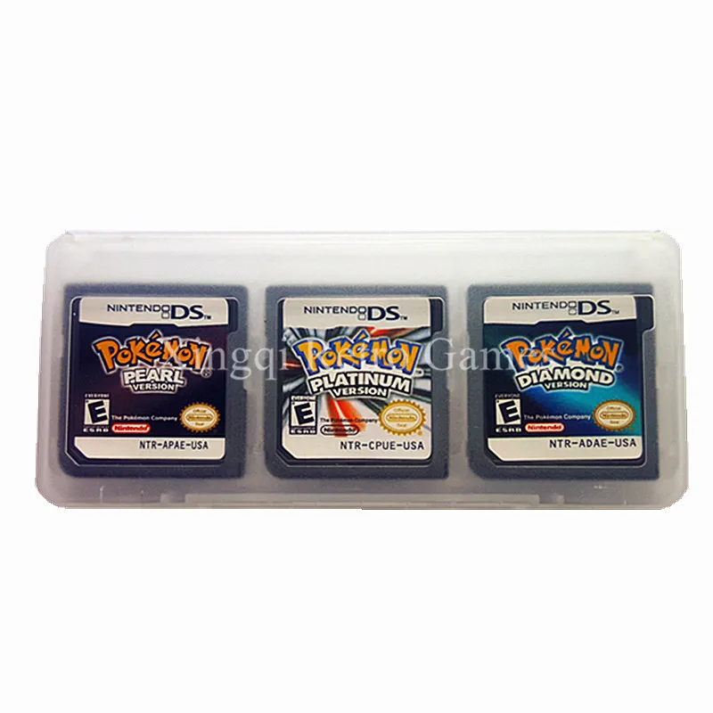 3 PCS 1 Lot Nintendo NDS Pokemon Compilation Video Game Cartridge Console Card US Version