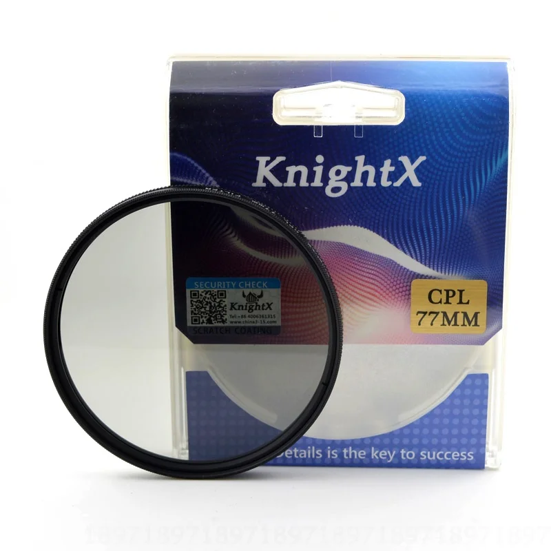 KnightX UV CPL ND8 из алюминиево-магниевого сплава ND 49 52 55 58 62 67 72 77 мм Камера фильтр объектива для canon nikon 60d фотографии 18-135 d600 50d - Цвет: CPL