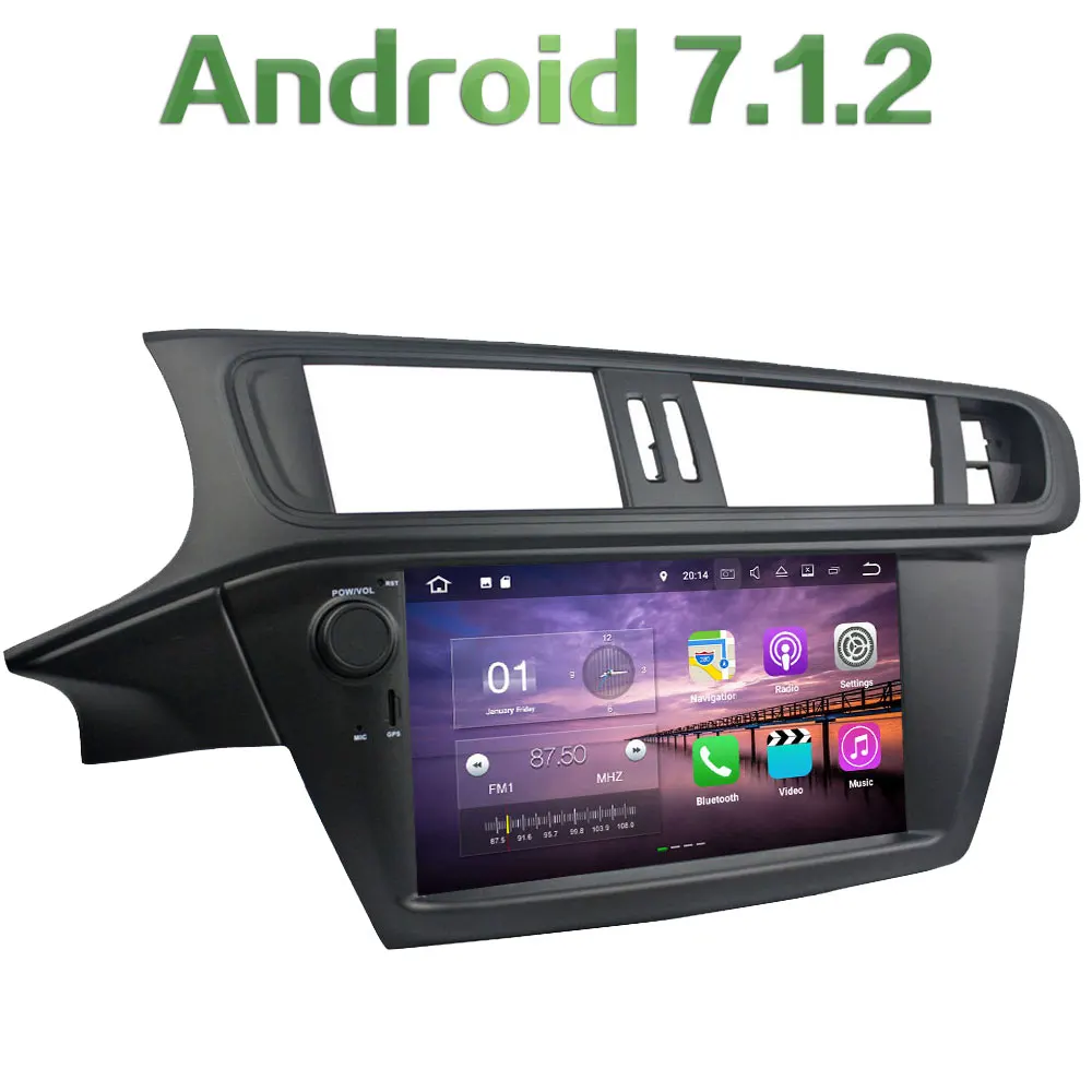 

Android 7.1.2 Quad Core 2G RAM Car Multimedia system Radio touch screen GPS for Citroen C3 2005 2006 2007 2008 2009 2010 2011