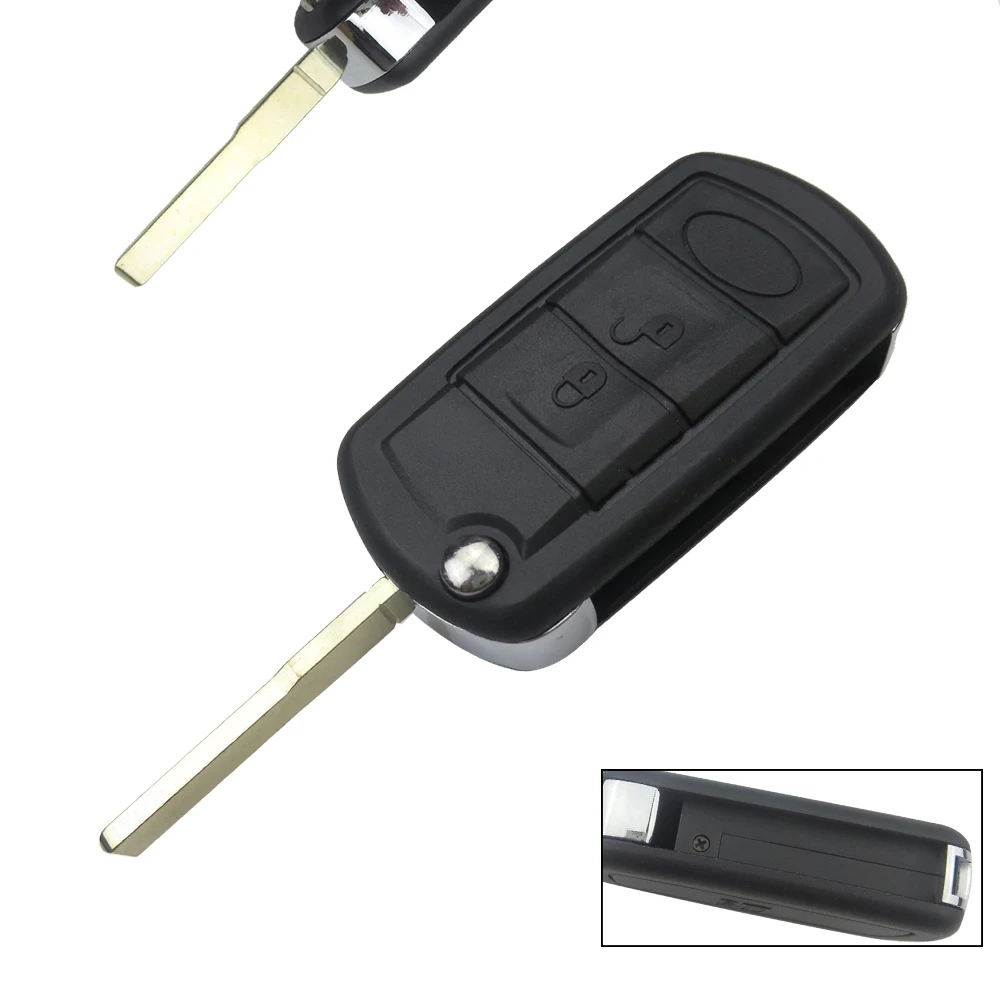 

3 Button Flip Remote Folding Auto Car Key Cover Shell Fob Case For Land Rover LR3 Entry Key Case for Range Rover Sport Discovery