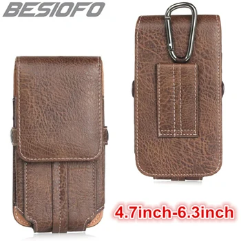 

PU Leather Stone Pattern Climbing Hook Loop Belt Pouch Cover Sport Bags Capa Phone Case For Xiaomi 2 Mi3 Mi4 Mi5 5C 5X 6 6X Mi8