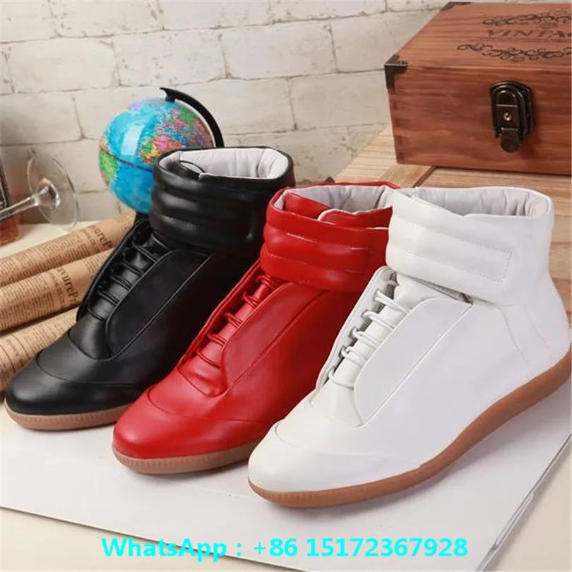 Superstar Hook & Look Zapatos Mujer High Top Casual Men Shoes Spring and Autumn Ankle Boots Men shoes Flats Shoes Men