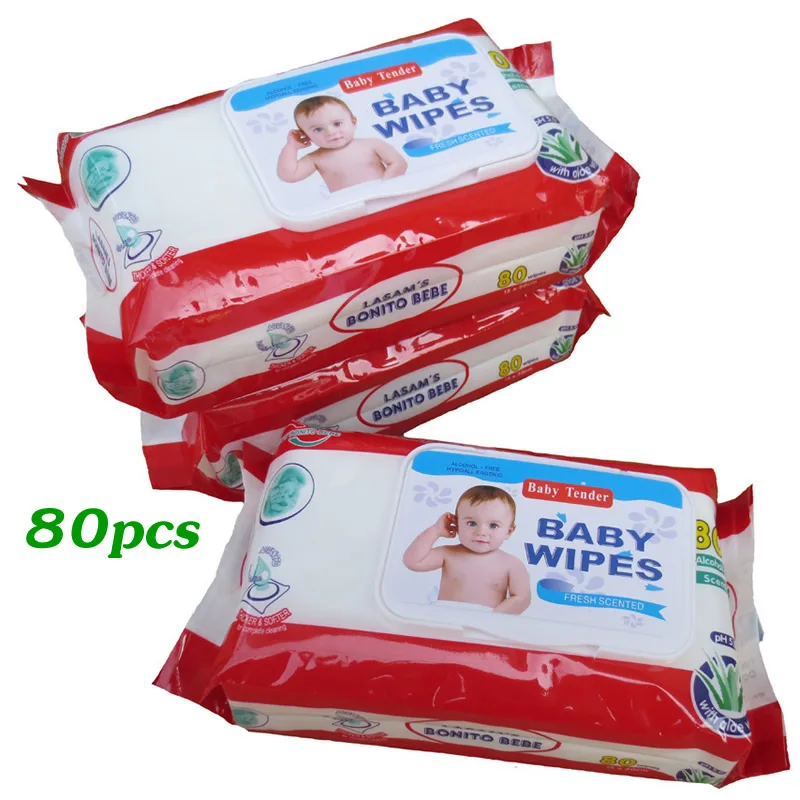 1 Pack Newborn Baby Wet Wipes Kids Portable Wet Wipes Travel Wet Wipes