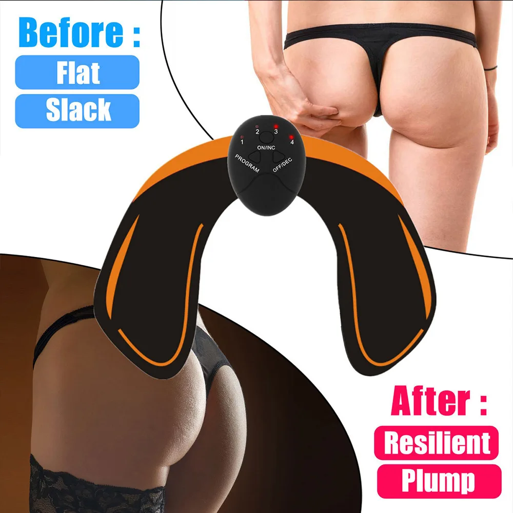 

FDBRO Abs Fitness Butt Lift Toner Trainer Intensity Massager EMS Hip Trainer Muscle Stimulator Buttock Lifting Massage Machine