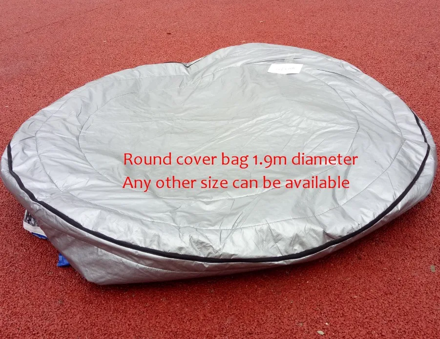 Round Hot Tub Spa Cover Uv Insulated Cover Bag Diameter 190cm X 90cm