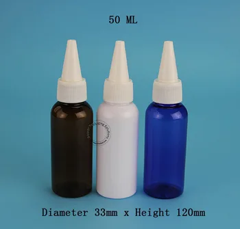 

50pcs/Lot Promotion High Quality 50ml Plastic Lotion Containers Cosmetic Botlles 5/3OZ Refillable Bottles Makeup Tools