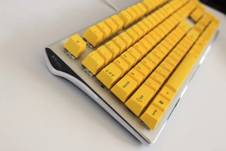 MP топ-напечатанный 108/87 клавиш красный и зеленый и желтый колпачки для ключей утолщенные PBT радиус Vulture Keycap для проводной USB механической игровой клавиатуры