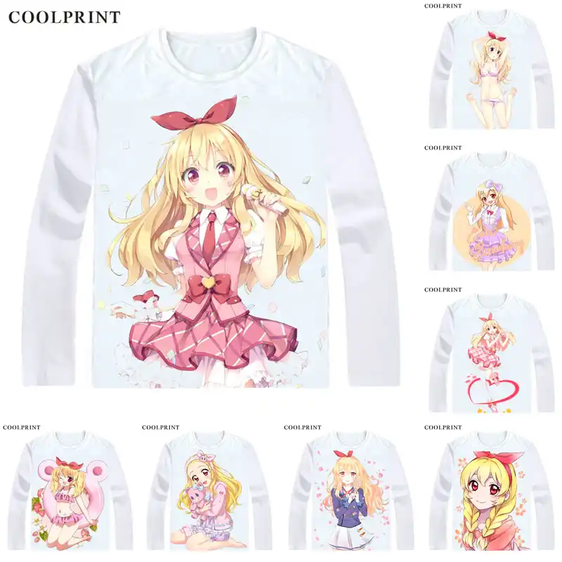 星宮いちごtシャツマルチスタイル長袖シャツをaikatsu アイドル活動データcarddass一護コスプレシャツ Tシャツ Aliexpress