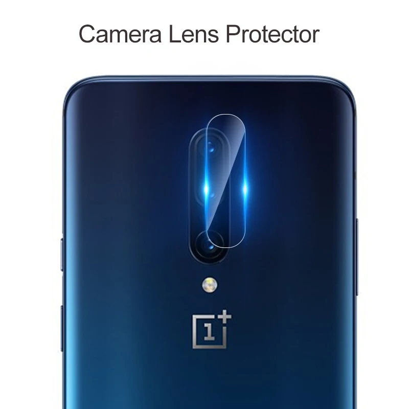 Для Oneplus 7 Pro Чехол из закаленного стекла для Oneplus 7 6T 6 Камера защитное кольцо бампер чехол и объектив Защита экрана стеклянная пленка