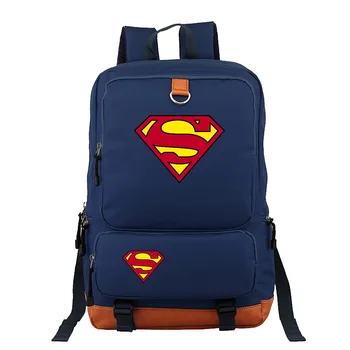 

Big Space Superman Canvas 3D Print Backpack Teenage Student Zip School Bag Packsack Laptop Bag Fashion Book Bag Rucksack