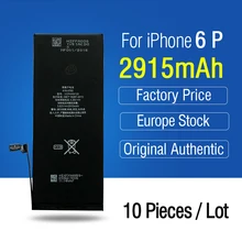 AYJ 10 шт./лот качество 5A для iPhone 6 Plus Замена батареи новая полная емкость 2915 мАч по индивидуальному заказу